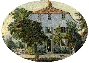 Gravure ancienne de la maison de Cl�menty 